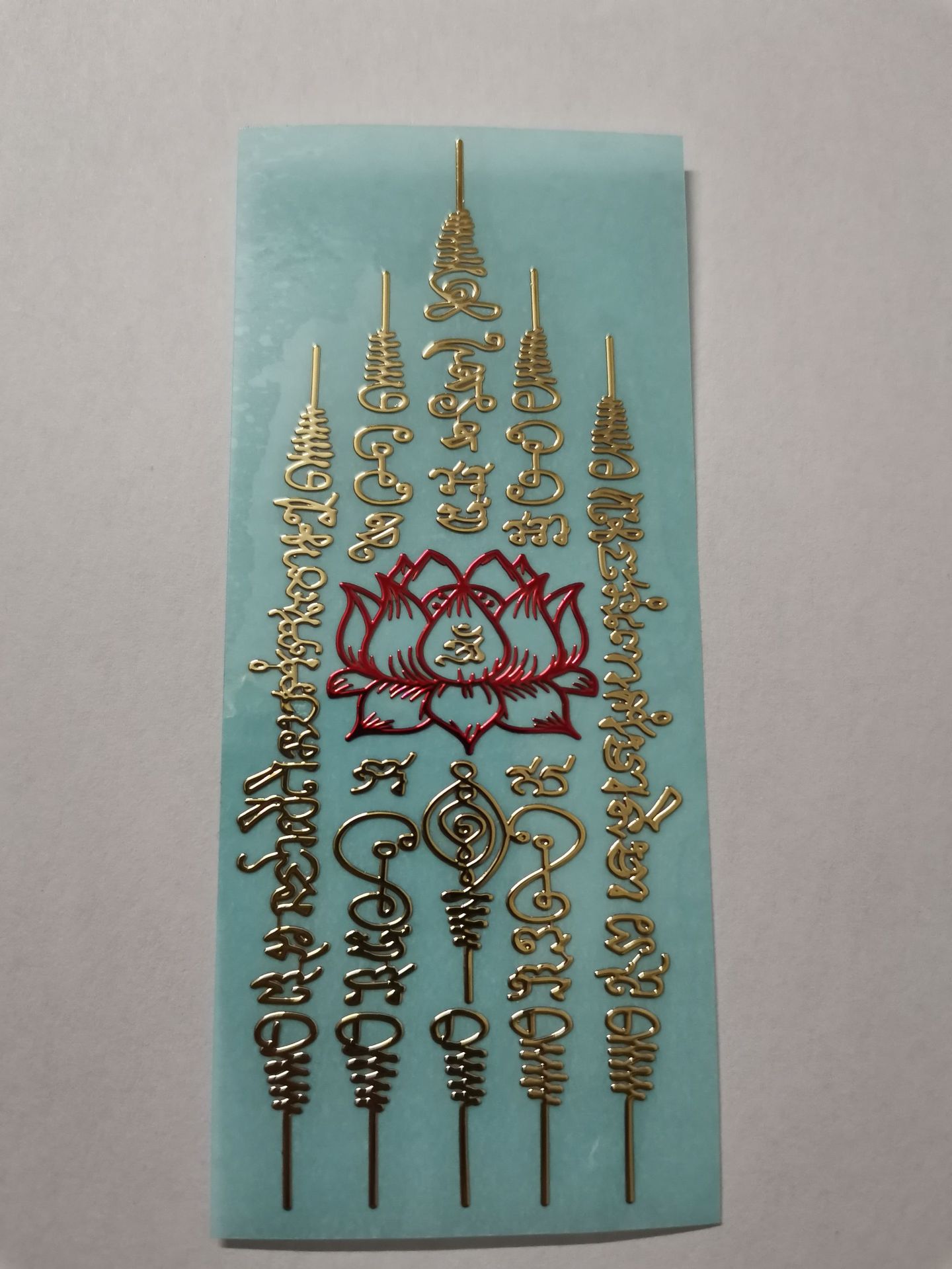 泰国原庙佛牌 娜娜通 掩面符贴 九尾狐仙 象神 拉胡 老虎手机贴纸