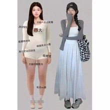 刘亦菲同款三件套装2024五一出游韩剧盐系茶里穿搭一整套裙子女