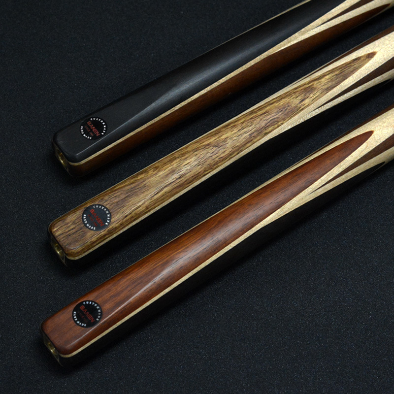 单支会员杆职业手工台球杆手工免漆中式八球小头波茨桌球通杆