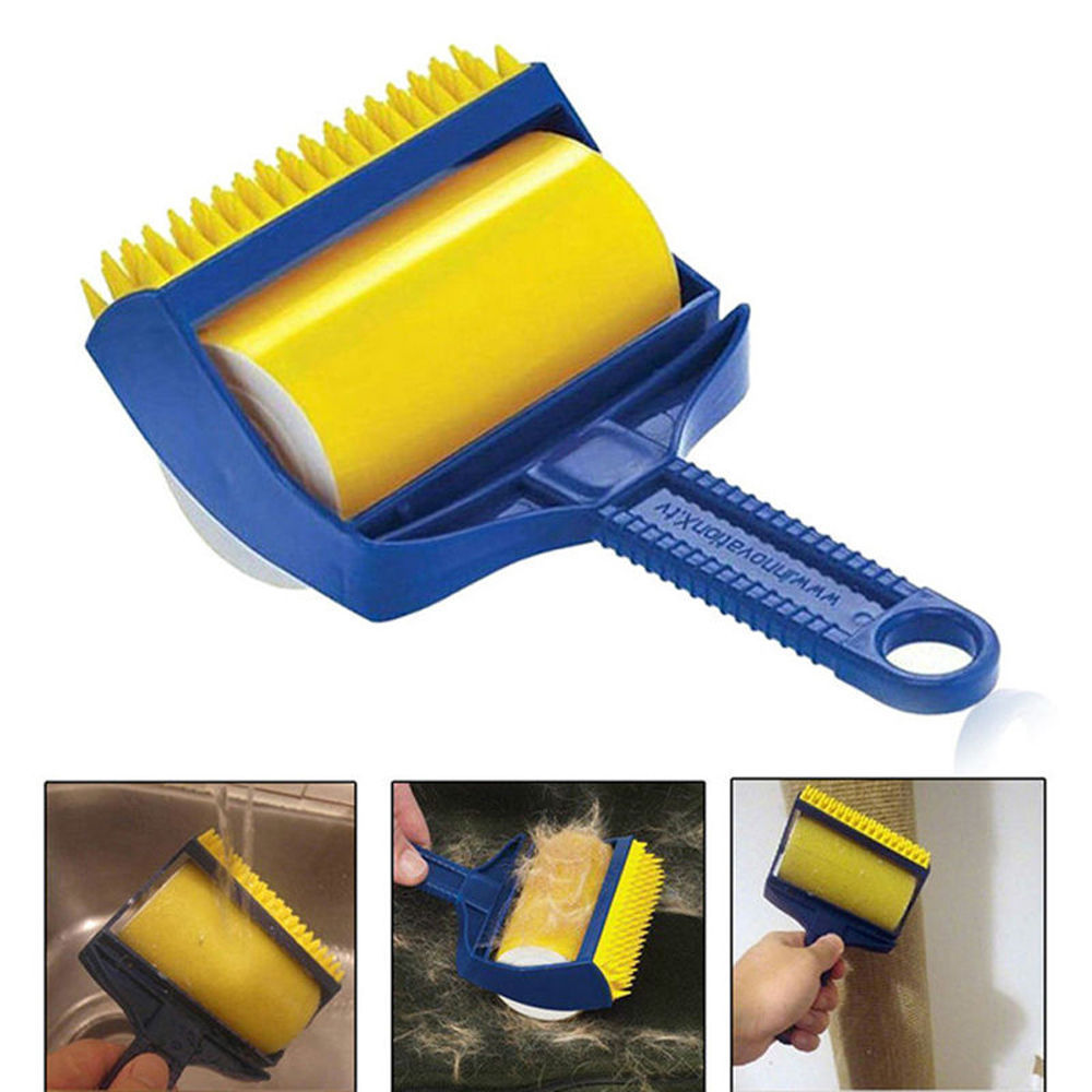 Household Clothing Pet Rolling Brush Lent Remover Roller Hair Removal Brush Can Be Washing Dust-Binding Brush