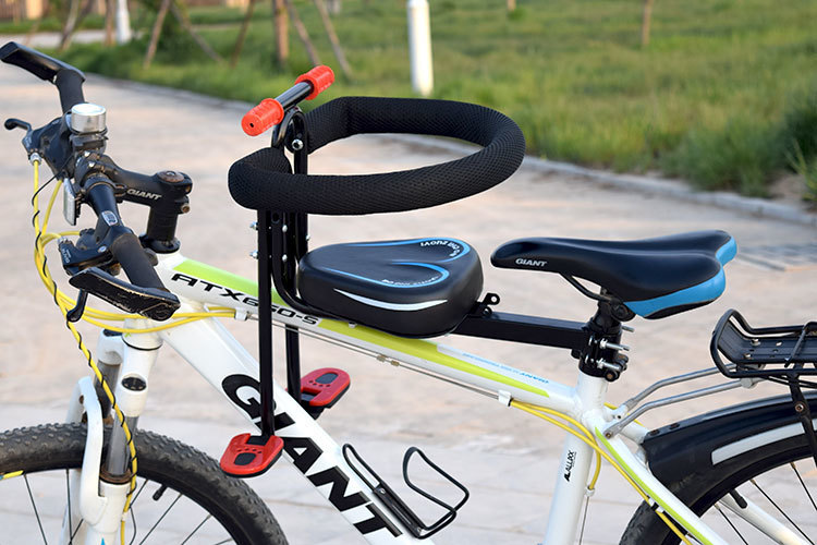 山地车前置儿童座椅自行车通用小孩座椅宝宝安全前座椅电动车座包