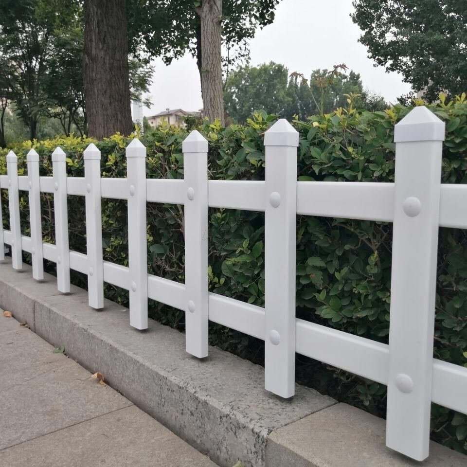 pvc草坪护栏围栏栅栏绿化带花园塑钢花池塑料庭院篱笆