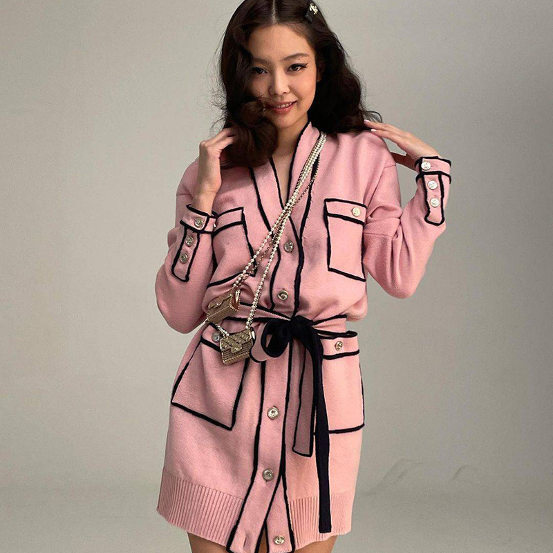 0成交576件【现货】jennie金智妮同款蜻蜓刺绣针织衫上衣女短袖t恤