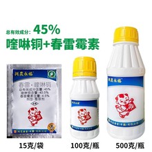 台湾兴农永福45%春雷霉素喹啉铜柑橘西瓜细菌性角斑病杀菌剂