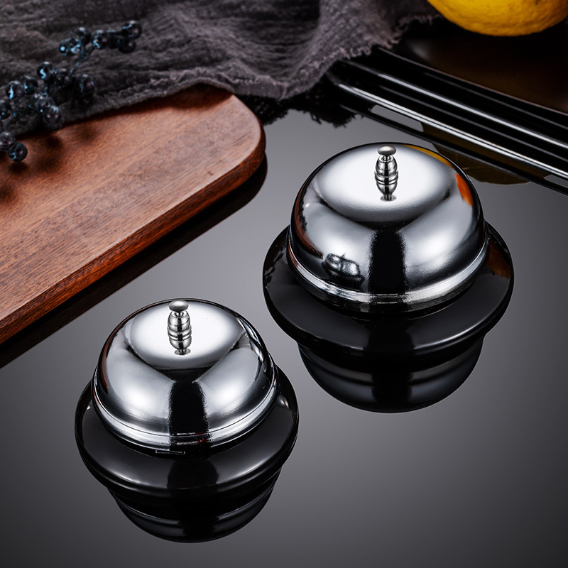 不锈钢传菜铃铛厨房叫餐铃呼叫传唤吧台铃酒吧铃酒店上菜铃铛按铃