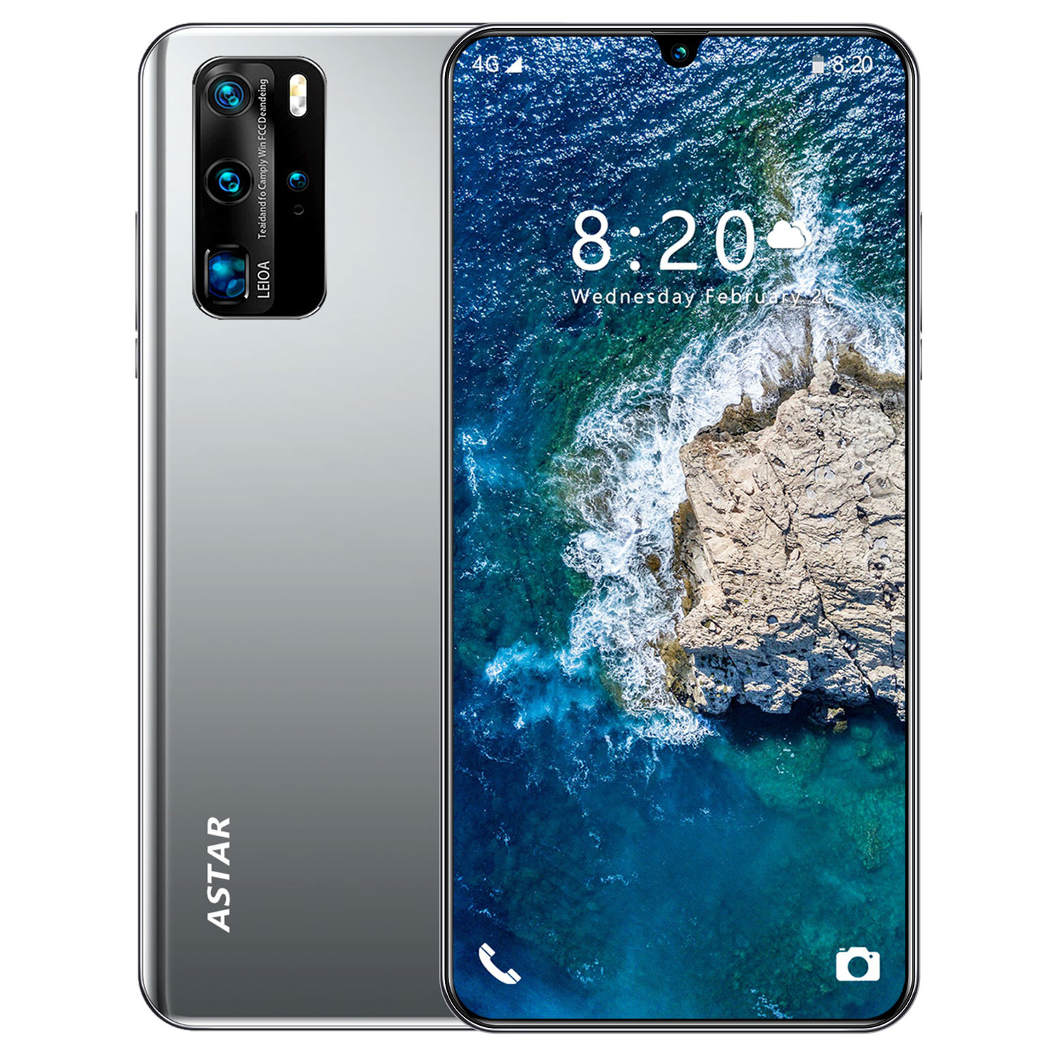 跨境外贸电商p40 pro爆款智能手机国产联通水滴大屏2 16g海外代发