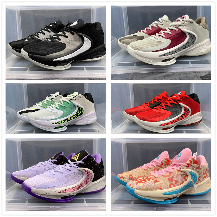 莆田工厂詹姆斯篮球鞋zoom freak ep字母哥4代球鞋鞋