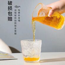 高颜值玻璃杯家用茶水杯简约泡茶杯风女牛奶杯男啤酒杯果汁杯