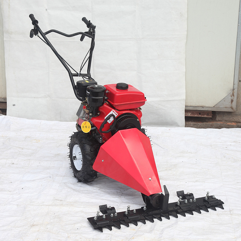 手推式剪草机园林绿篱草坪野草修剪汽油柴油农用小型除草机割草机