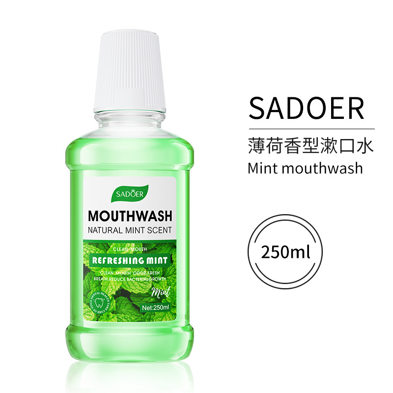 English Mouthwash Cross Border Sadoer Fruit Scent Mouthwash Cross-Border Foreign Trade Wholesale