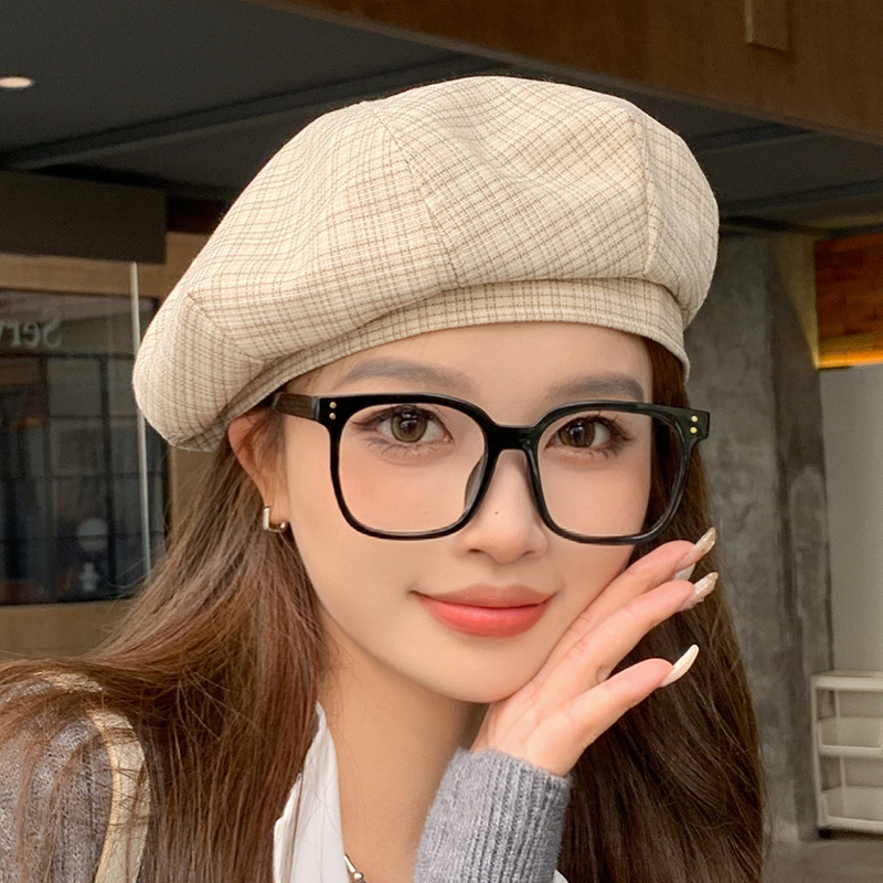 气质轻奢网红贝雷帽女冬季时尚保暖画家帽日系休闲百搭显脸小帽子