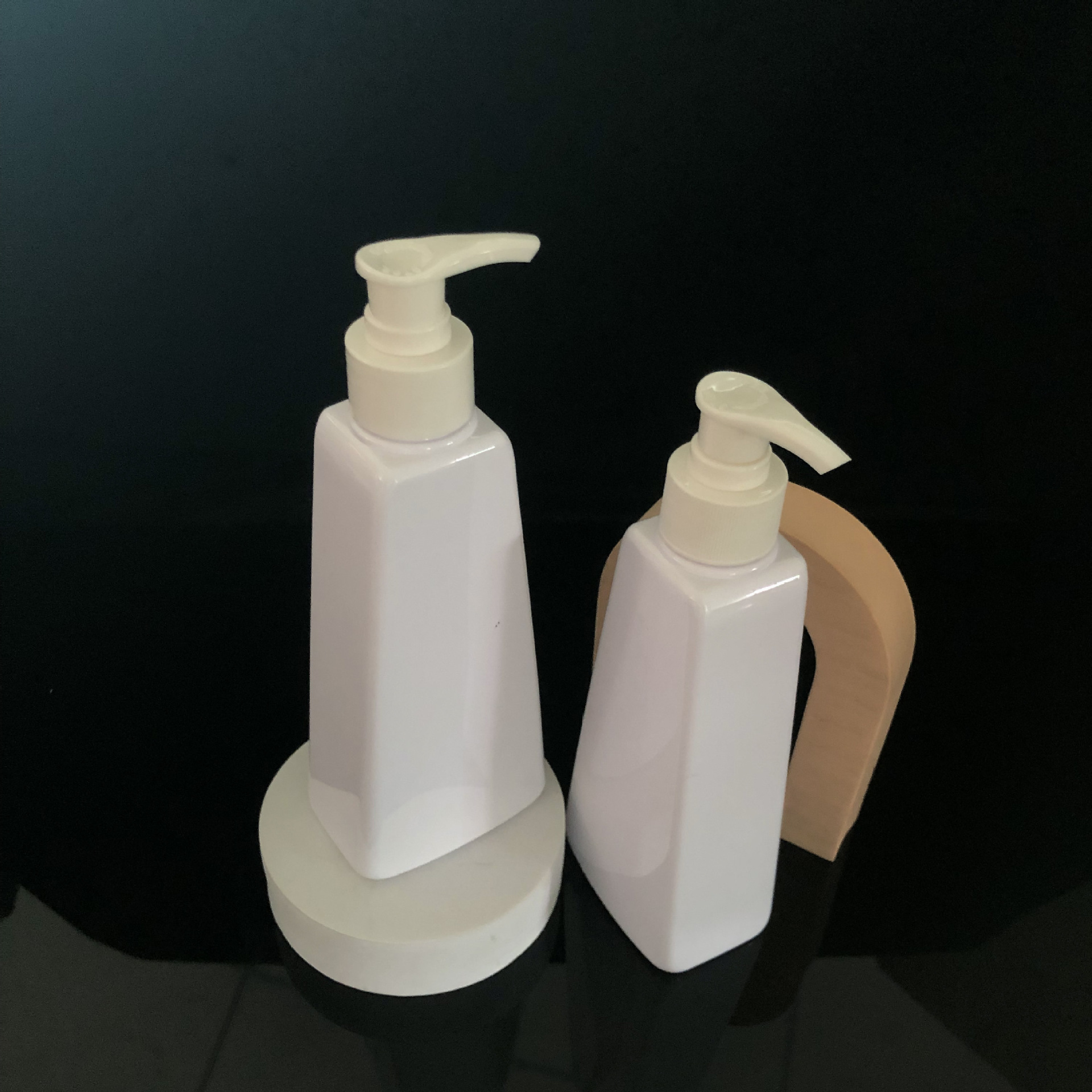 梯形塑料瓶300ml乳液瓶牙膏小苏打精油瓶沐浴露洗发水瓶子洗手液