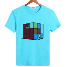1bgtomato Rubik_s Cube Colorful T Shirt Men Beautif