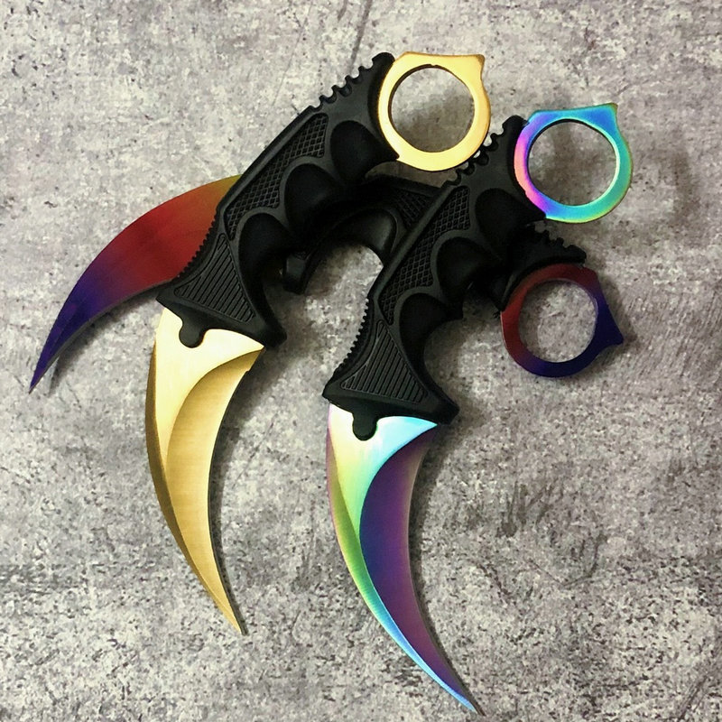 爪子刀户外刀鹰爪刀游戏爪刀战狼爪刀防身求生随身迷你鹰爪刀现货