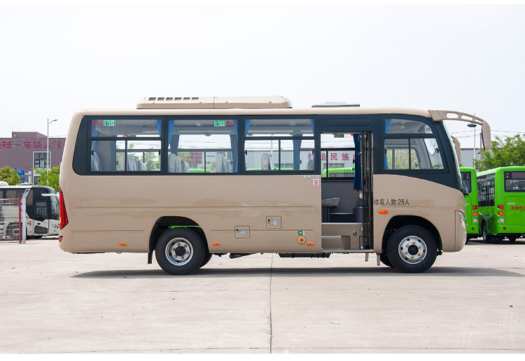 国六东风天翼dfa6660k6a型客车 23-25座非营运通勤车 中巴车价格