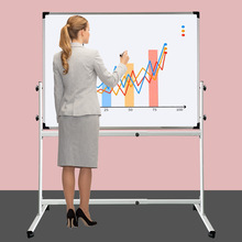 定制办公会议教学培训白板写字板可移动磁性支架式黑板立式书写板