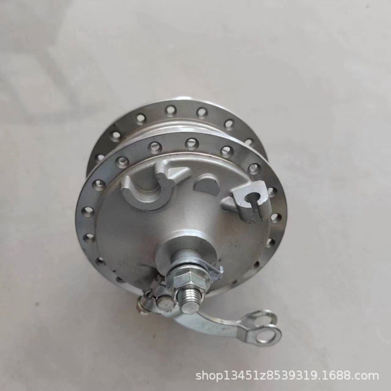 电动自行车前轮刹车总成80-36孔辐条轮前花鼓铝合金外壳轴承鼓刹