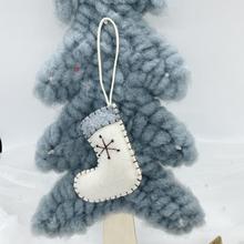 5YA1羊毛毡小挂件圣诞树装饰品材料雪花袜子手套麋鹿韩式手工diy