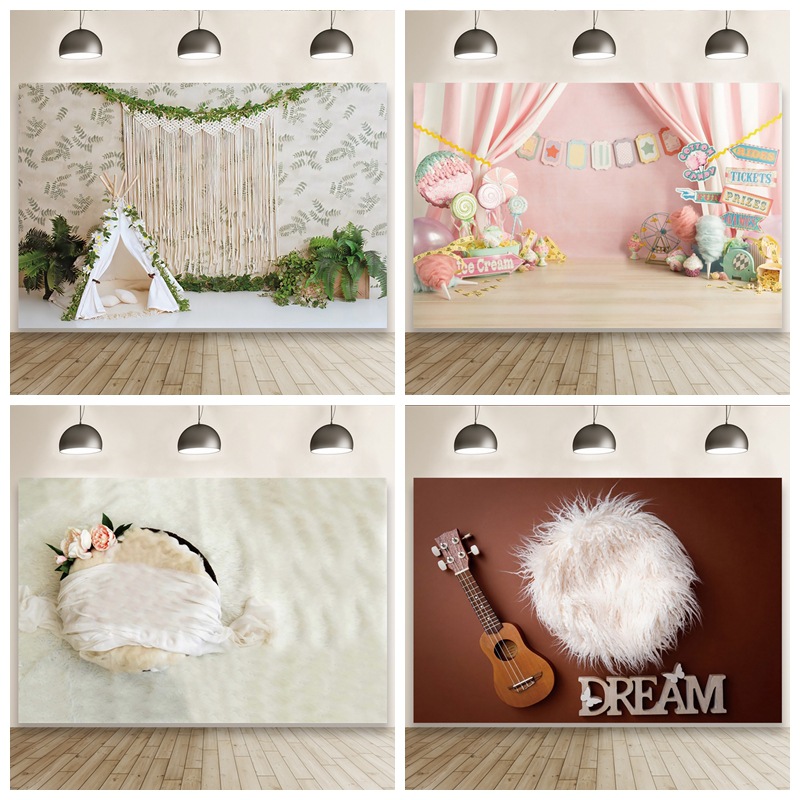 室内宝宝拍照场景网红直播场景写真摄影背景布影楼道具批发5x3ft