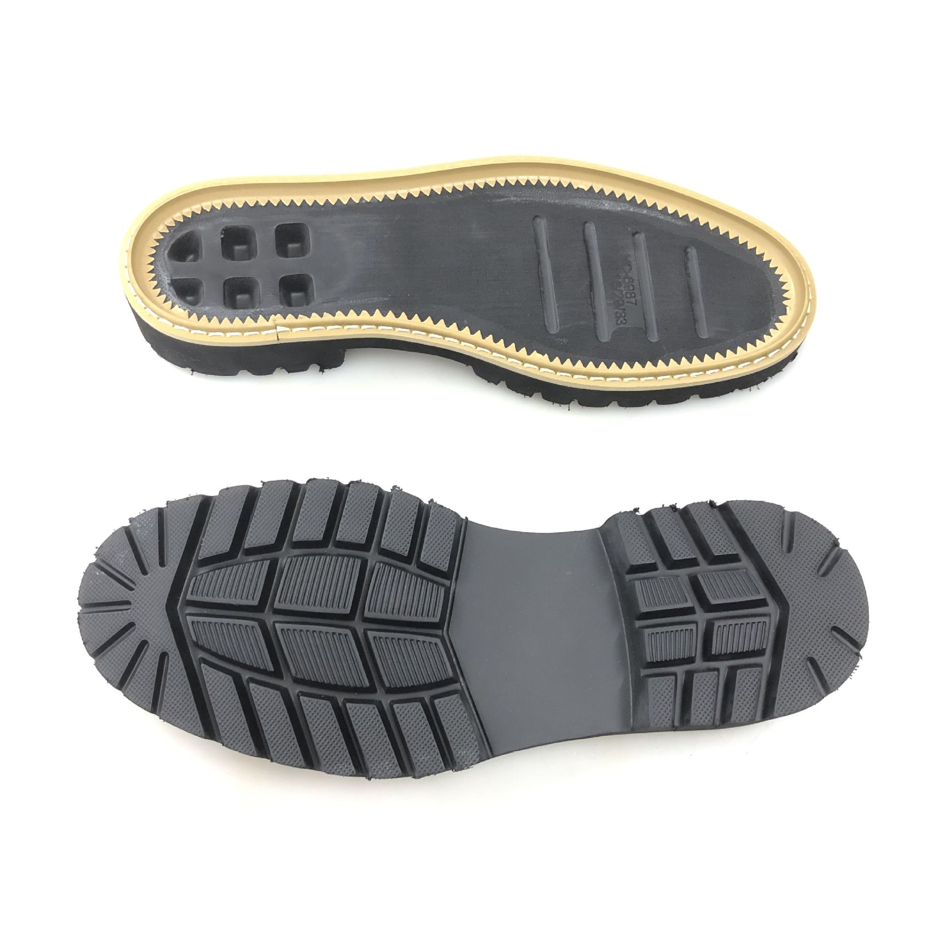 男eva大底橡胶工装鞋底橡胶发泡绅士鞋马丁靴修鞋补鞋自行裁剪底