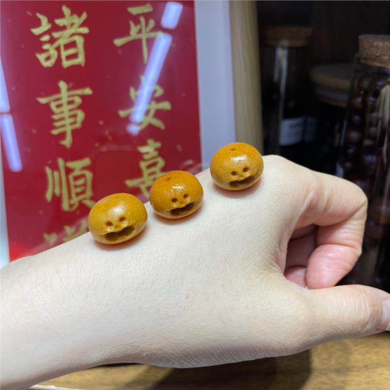 绿檀木阿呆配件手工diy文玩时尚配饰佛珠手串t056-阿里巴巴