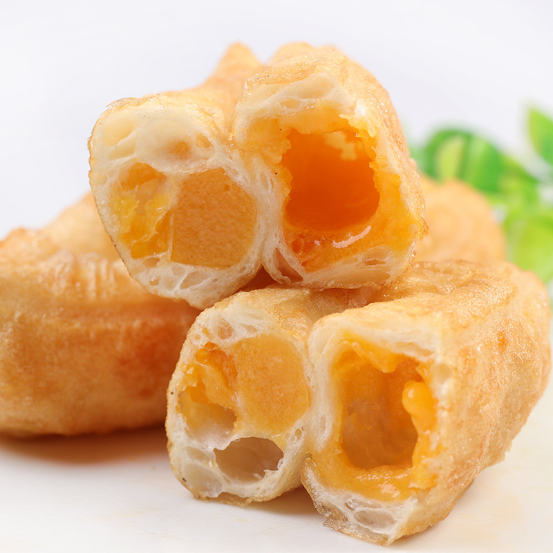 z外卖油条咸蛋黄油炸鬼广东早茶点心豆浆早餐90分钟保持酥脆小吃