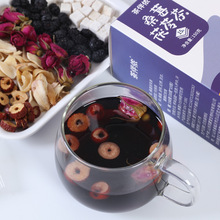 【严选】现货桑葚茯苓茶代发150g/盒红枣百合玫瑰组合耐泡桑果茶