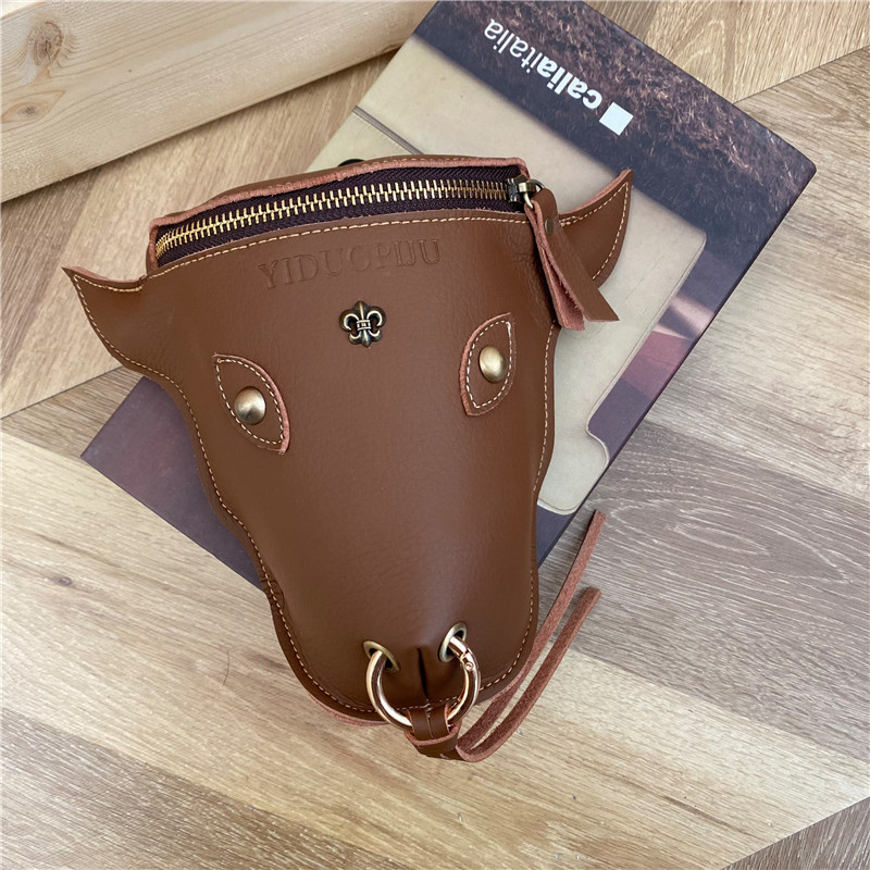 流行女包2021春夏新款潮时尚流行牛头包单肩斜挎小包网红腰包