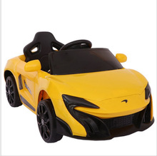 婴儿童电动汽车跑车式迈凯伦男女宝宝可坐人电动玩具车可摇摆汽车