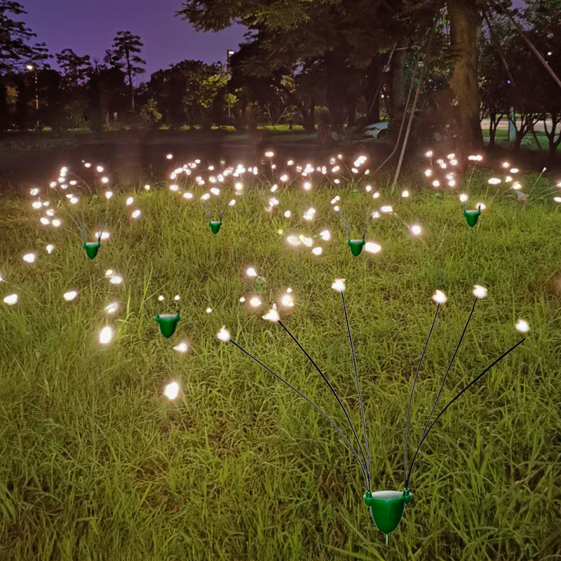 萤火虫发光摇摆动态景观灯