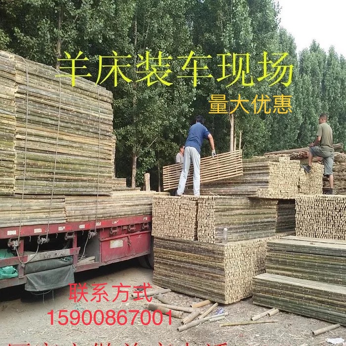 竹制羊床竹架畜牧漏粪板羊圈羊舍竹排床底竹床养殖场鸡鸭鹅牛羊