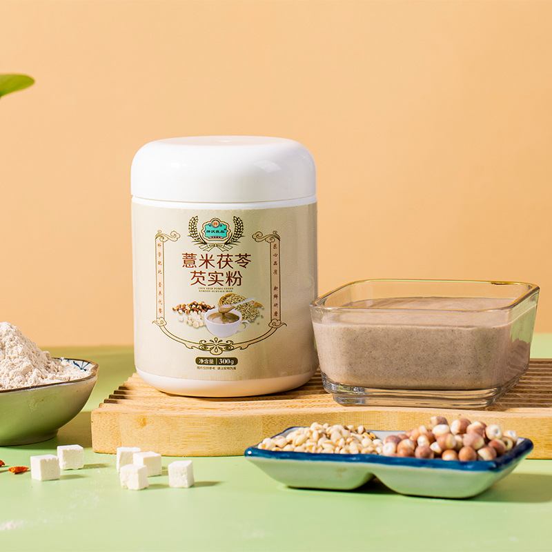 薏米茯苓芡实粉即食冲泡营养谷物早餐粉厂家批发代餐冲调粉
