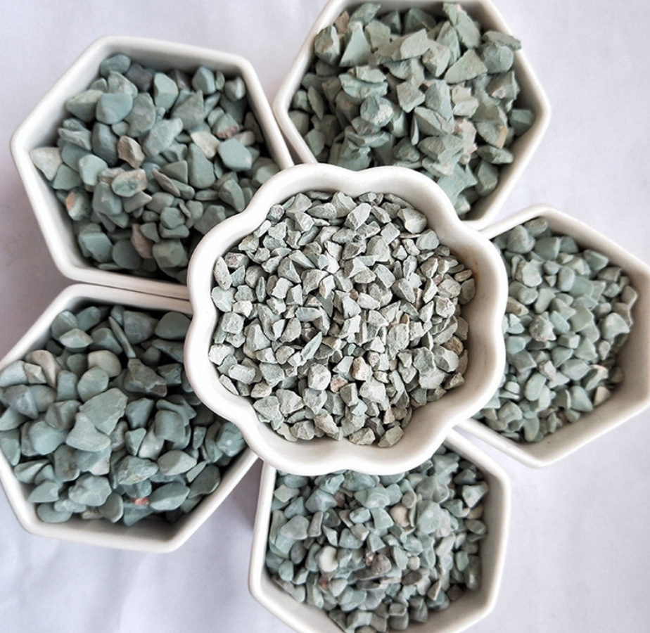 大小颗粒绿沸石 园艺装饰 防腐烂多肉盆栽用绿沸石水