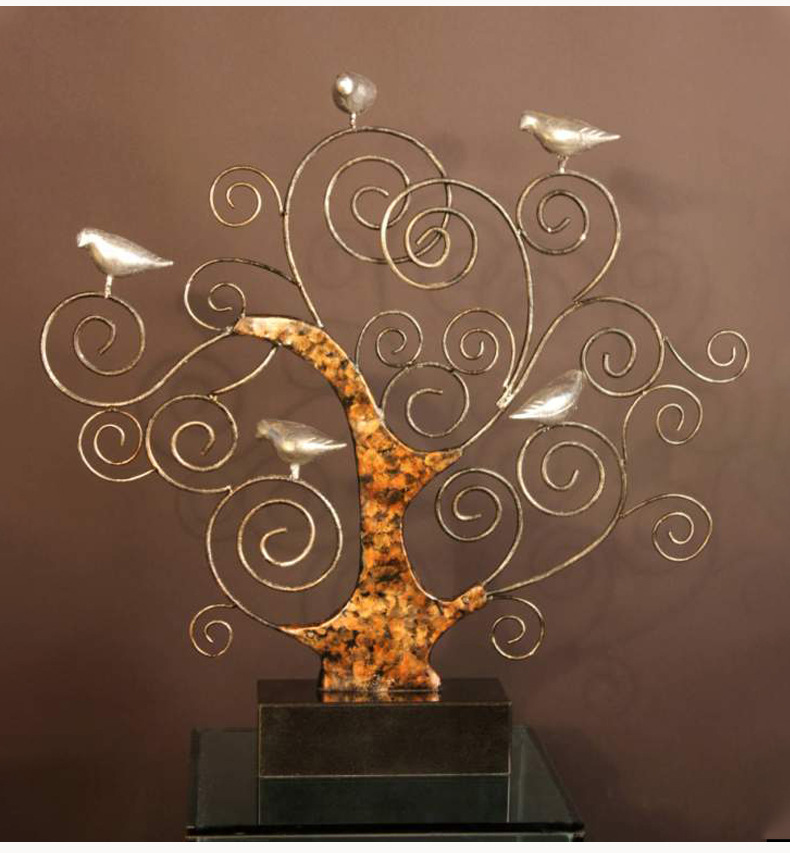 铁艺家居饰品 金属雕塑工艺品 现代创意雕塑时尚摆件