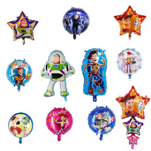 跨界卡通玩具总动员 胡迪巴斯光年铝膜气球儿童玩具派对布置批发