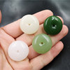 Wan Yu wholesale Mongolia Imitation white Jasper Ping An buckle Pendant Pendant Grass green Glass Ping An buckle Wan Yu wholesale Mongolia Imitation white Jasper Ping An buckle Pendant Pendant Grass green Glass Ping An buckle