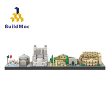 MOC-65023街景建筑罗马的天际线积木玩具 兼容乐高拼搭积木