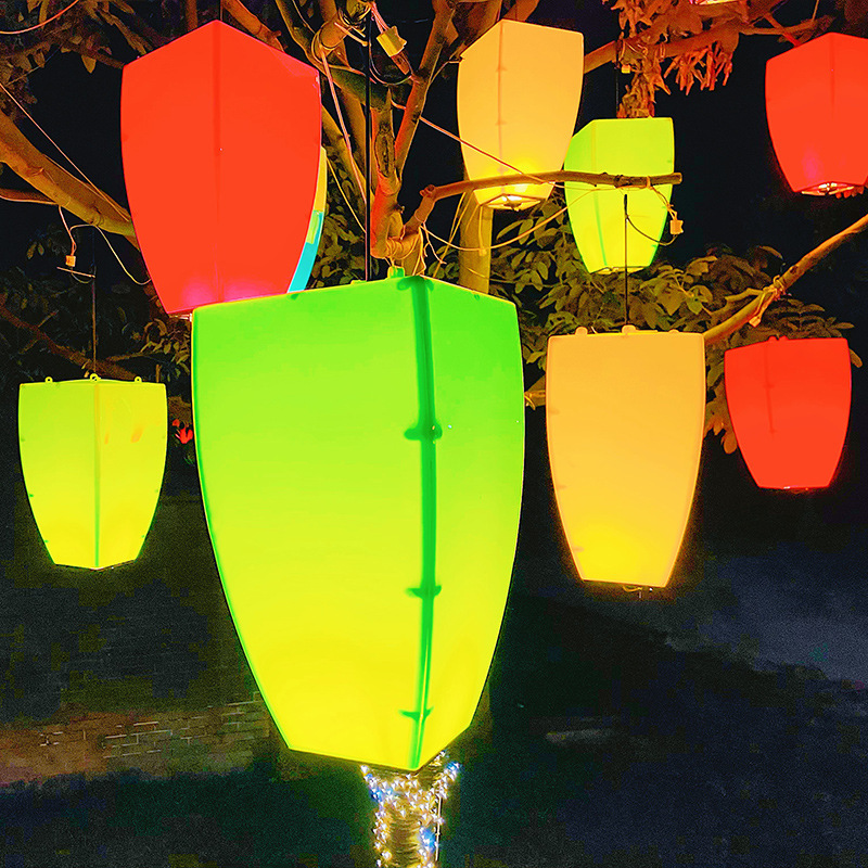 Outdoor Lighting Kongming Lantern Wishing Lamp New Year Blessing Hanging Tree Lamp College Entrance Examination Holiday Blessing Festive Flame Retardant Kongming Lantern