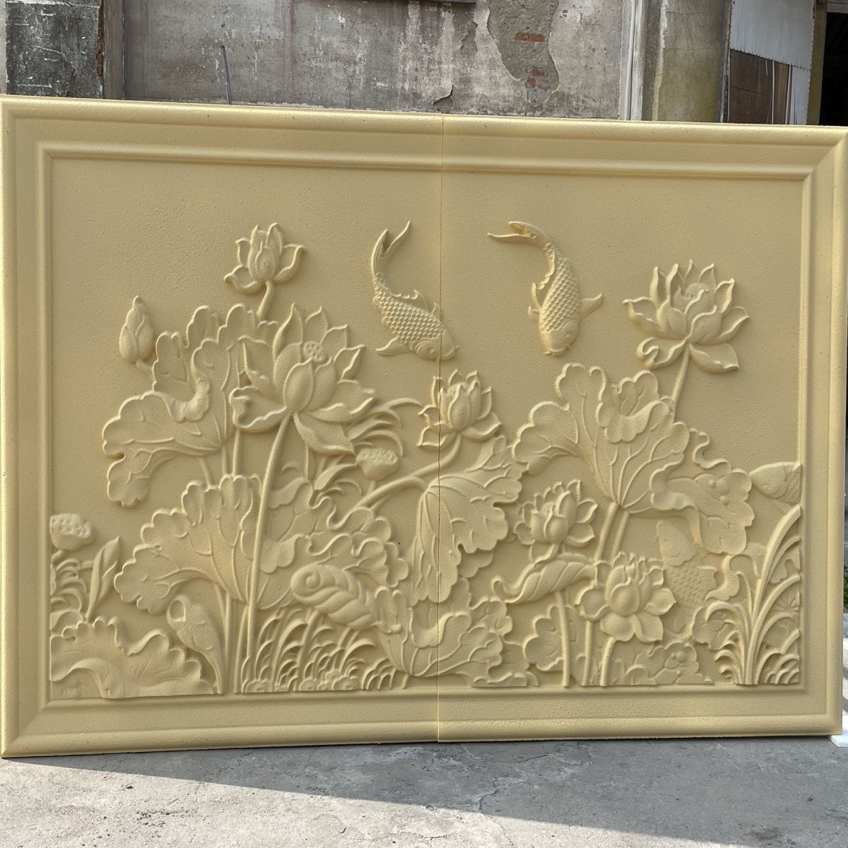 别墅外墙仿砂岩装饰泡沫墙花!eps浮雕专业!花纹尺寸可!