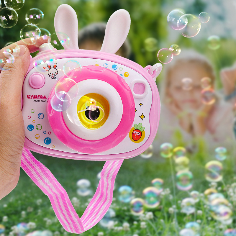 新款全自动泡泡机吹泡泡玩具夜市热卖夏天海豚风车电动吹泡泡相机