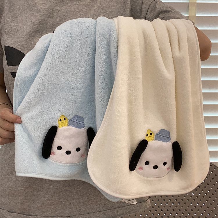 Pacha dog towel ins student dormitory thickened coral fleece ratio absorbent quick-drying couple face towel household towel image