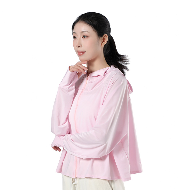 Sun Protection Clothing for Women Summer Cycling Sun Protection Sun Protection Shirt UPF50 + Loose-Fitting Lightweight Thin UV Protection Hoodie Wholesale