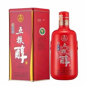 批发宜宾五粮浓香五粮醇红淡雅 50度500ml 浓香型白酒整箱6瓶