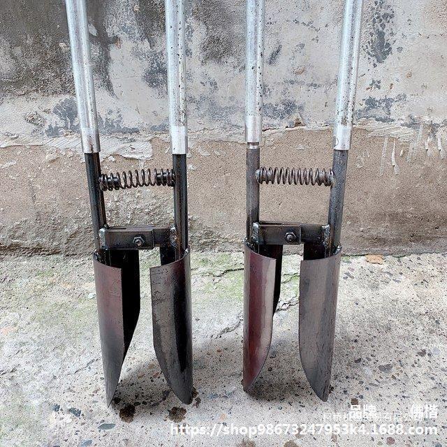 夹锹对锨夹板掀掏土工具挖电线杆神器挖树坑洛阳铲打洞锰钢铲移苗