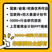 挑战杯模板科技大学生互联网项目三创ppt计划书商业创新创业策划