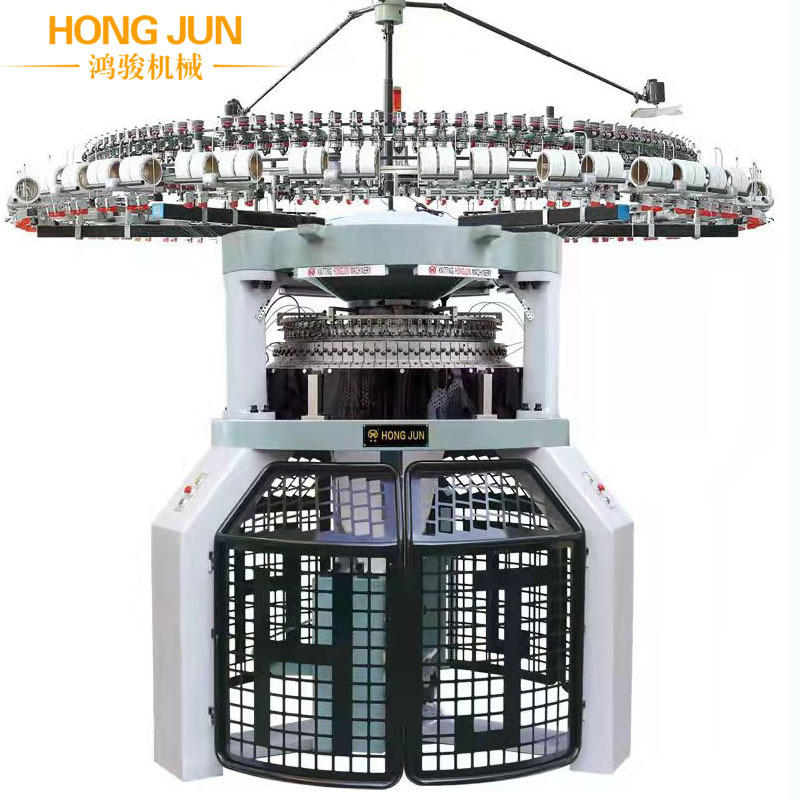 绍兴鸿骏机械厂家供应双面电脑提花针织大圆机
