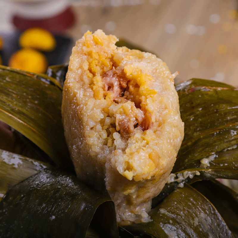 广西粽子五花肉绿豆粽蛋黄板栗鲜肉大粽子真空袋装端午节特产团购