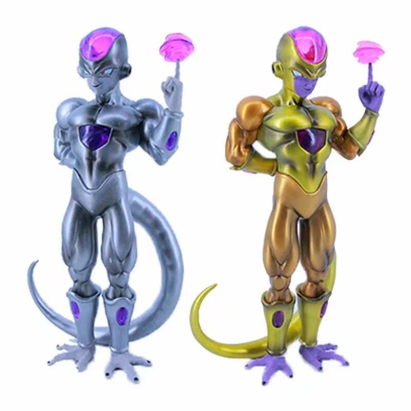 龙珠 黄金弗利萨 银色弗利萨 战斗特效公仔摆件盒装手办模型-阿里巴巴