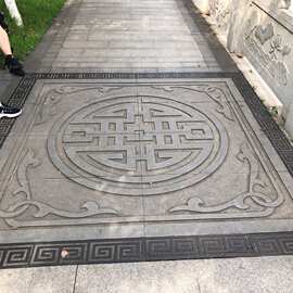 石材地雕花岗岩芝麻灰芝麻白浮雕雕刻广场公园石雕厂家