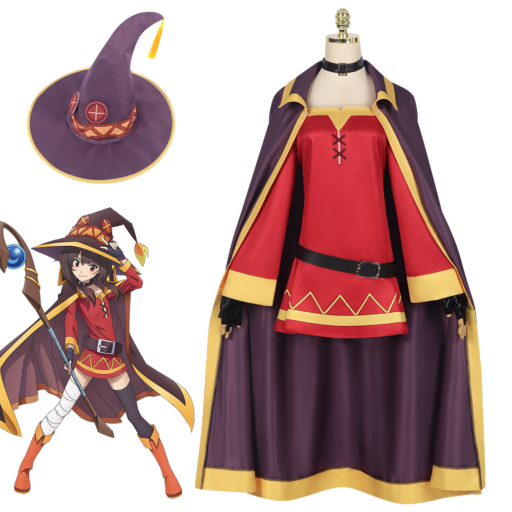 新款为美好的世界献上祝福惠惠佐藤和真套装cosplay-阿里巴巴